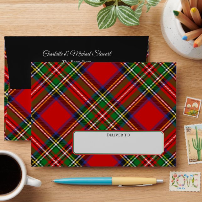 Enveloppe Royal Stewart Tartan (Desk)