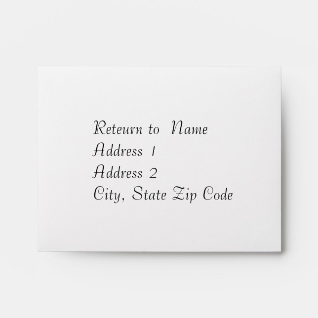 Enveloppe RSVP (Devant)