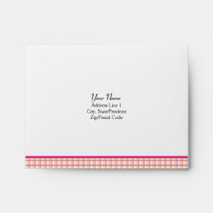 Enveloppe RSVP A-2 Gérbera Rose personnalisable