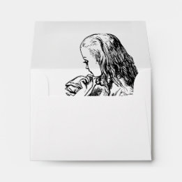 Enveloppe RSVP - Alice In Wonderland Mariage