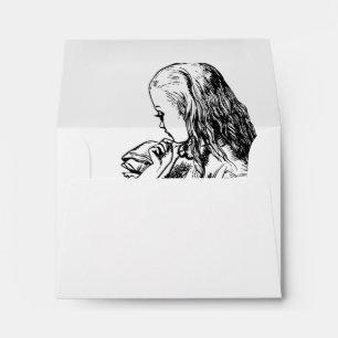 Enveloppe RSVP - Alice In Wonderland Mariage