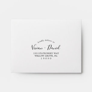 Enveloppe RSVP automatique minimaliste