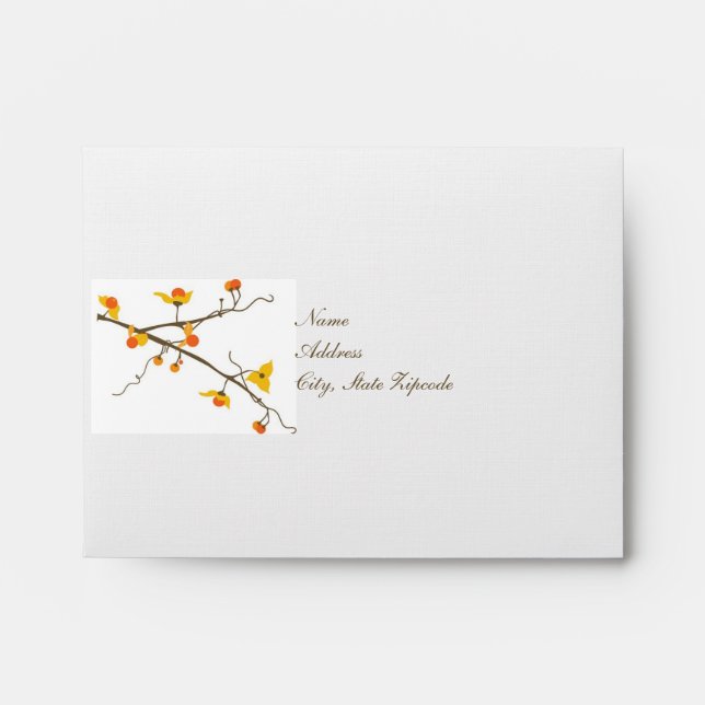 Enveloppe RSVP Bittersweet (Devant)