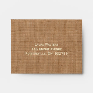 Enveloppe RSVP Charming Rustic Horse