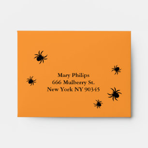 Enveloppe RSVP Damask Spider