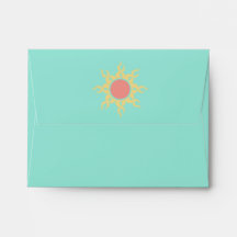 Enveloppe RSVP de mariage du Sud-Ouest du Soleil T