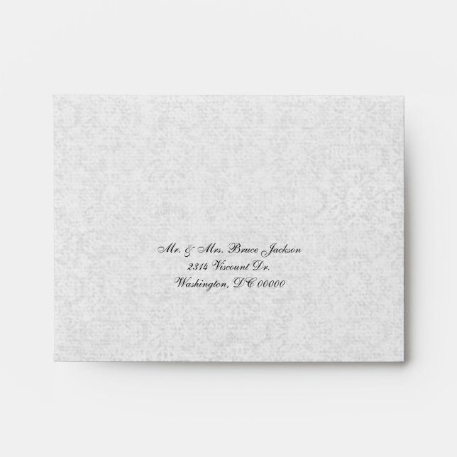 Enveloppe RSVP Événement Élégante (Devant)
