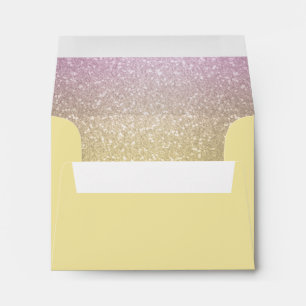 Enveloppe RSVP Gradient Glittery