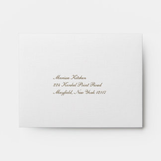 Enveloppe RSVP Orange Inside