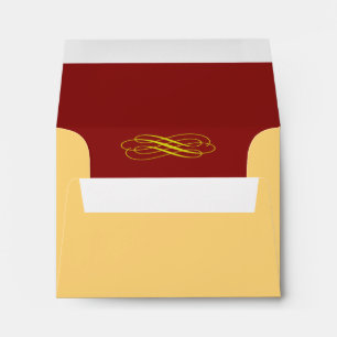 Enveloppe RSVP (rouge)