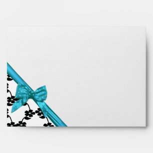 Enveloppe Ruban et fleurs