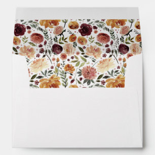 Enveloppe Rustic Bloom Adresse de retour