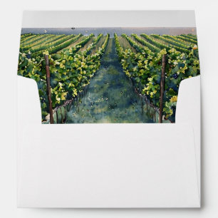 Enveloppe Rustic Vineyard Destination Italie Adresse de reto