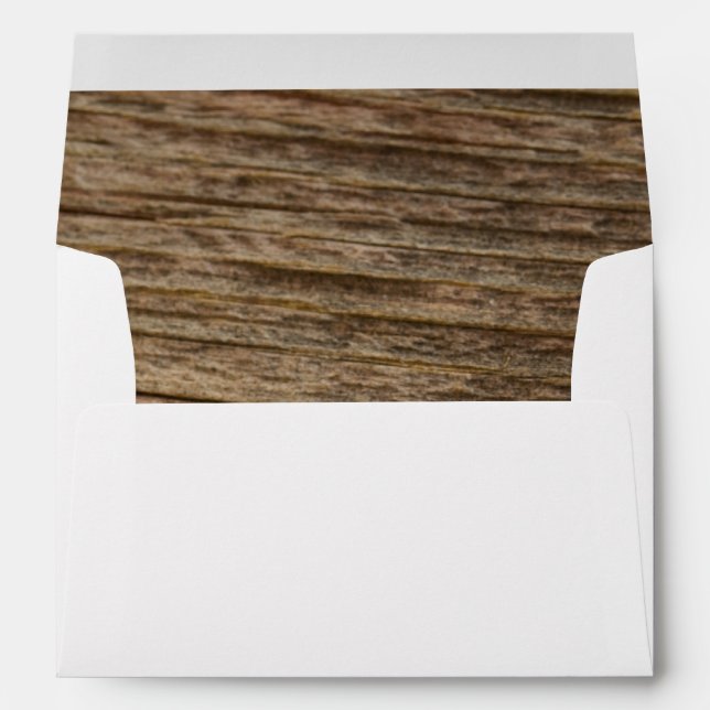 Enveloppe Rustique Brown Pays Barne Bois (Dos (Bas))