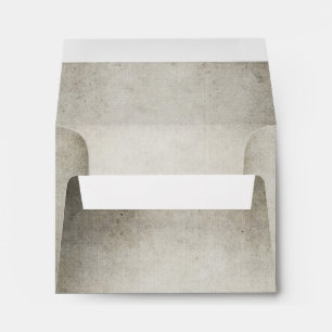 Enveloppe Rustique hombre gris vieux vintage look mariage