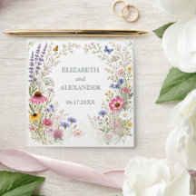 Sachet de graines de fleurs sauvages pour mariage/