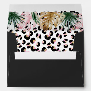 Enveloppe Safari Empreinte de léopard Party Fournitures Jun