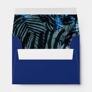 Enveloppe Safari Jungle Bleu