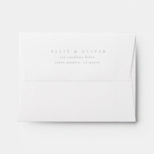 Enveloppe Sage Green Boho Photo Mariage Moderne