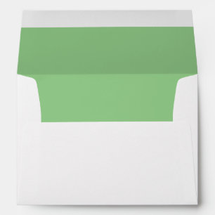Enveloppe Sage Green Trim Script Retourner l'adresse