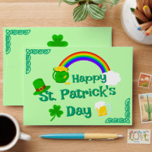 Saint Patrick's Day Shamrock Pot of Gold Celtic Kn