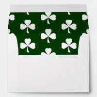 Saint Patrick's Day Simple Shamrock Motif