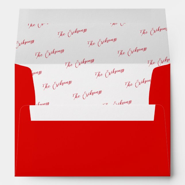 Enveloppe Saint-Valentin Pré-traité avec revêtement personna (Dos (Bas))