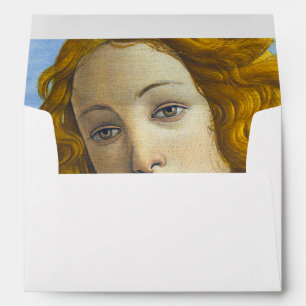 Enveloppe Sandro Botticelli - Détail de la naissance de Vénu