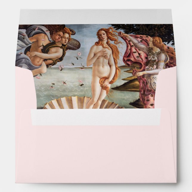 Enveloppe Sandro Botticelli - Naissance de Vénus (Dos (Bas))