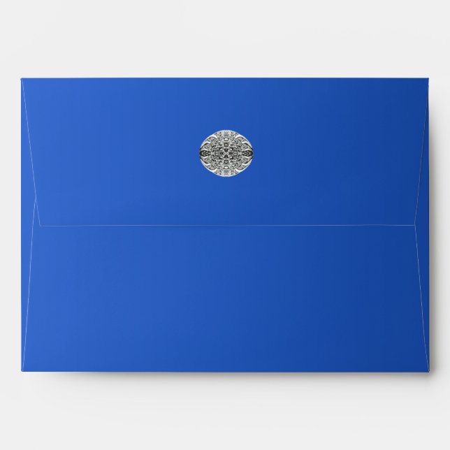 Enveloppe Sapphire Royal Blue Diamond (Dos (Haut rabat))