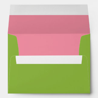 Enveloppe Saumon d'enveloppes Apple Green Solid A7