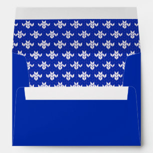 Enveloppe SCANDIA BLEU TRICOT A7 Envelope II