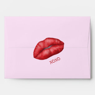 Enveloppe Scellé avec un baiser