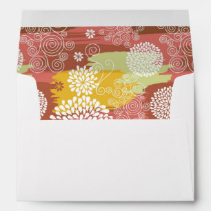 Enveloppe Schéma floral 2