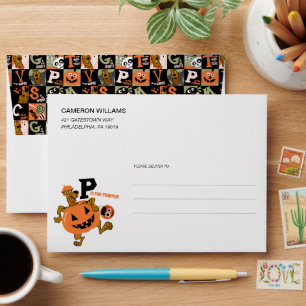 Enveloppe Scooby-Doo Motif Halloween