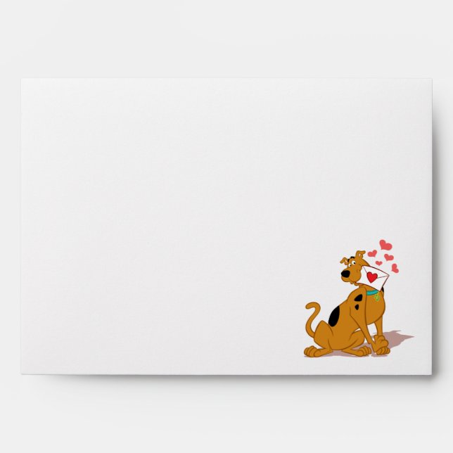 Enveloppe Scooby-Doo - Tenue de l'enveloppe Valentine (Devant)