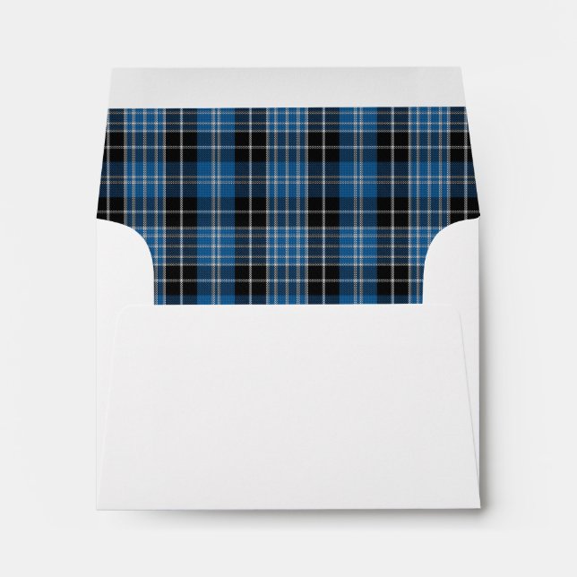 Enveloppe Scottish Clark Tartan A2 Version 3 (Dos (Bas))