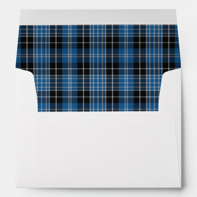 Enveloppe Scottish Clark Tartan A7 Version 3 (Dos (Bas))