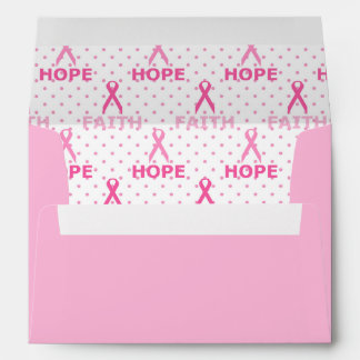 Enveloppe Sensibilisation au cancer du sein Espoir de la Foi