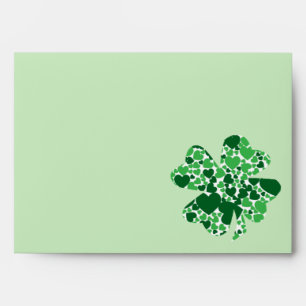 Enveloppe Shamrock de la Saint-Patrick