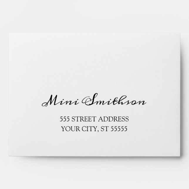 Enveloppe Silver Grey Simply Mariage Sweet16e 15e Grey (Devant)