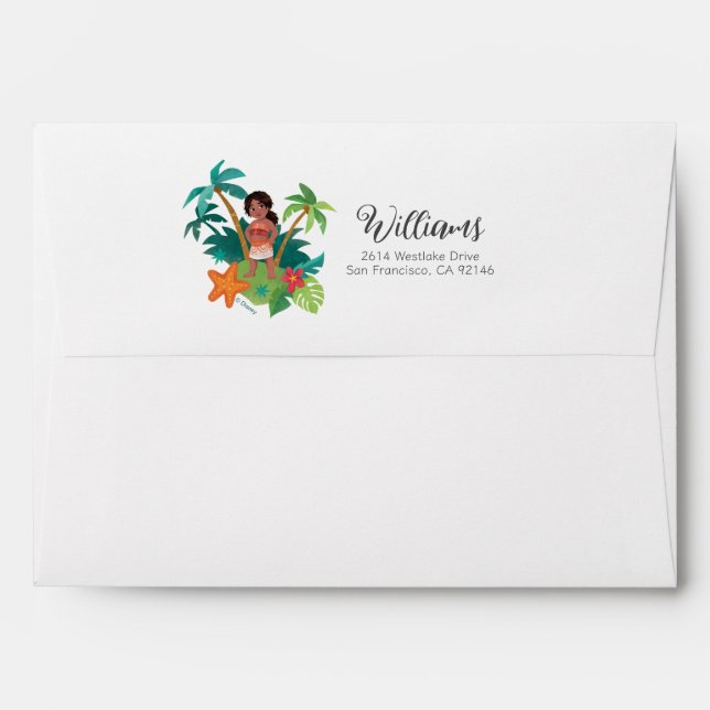 Enveloppe Simea Island Graphic (Dos (Haut rabat))