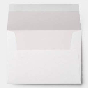 Enveloppe Simple Adresse de Retour Écru Minimaliste