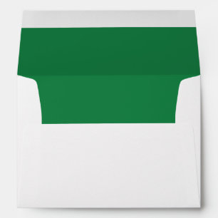 Enveloppe Simple Adresse de Retour Minimaliste de la Forêt V