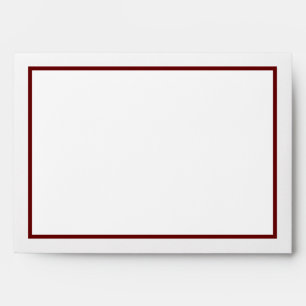 Enveloppe Simple avec cadre bourguignon