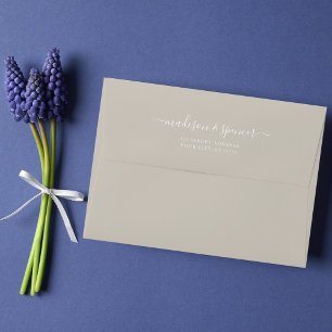 Enveloppe simple Mariage 5 x 7