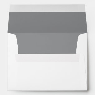 Enveloppe Simple Mariage Gris Ultime Moderne Minimaliste