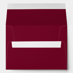 Enveloppe Simple Minimaliste Bourgogne simple Adresse de ret