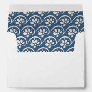 Enveloppe Simple minimaliste moderne bleu Mariage Invit