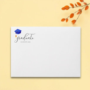 Enveloppe Simple Modern Script Graduation Adresse de retour